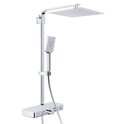 Ensemble douche thermostatique Ocean SCHÜTTE design blanc moderne