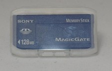 Vintage Sony 128 MB MagicGate Memory Stick Media MSH-128 