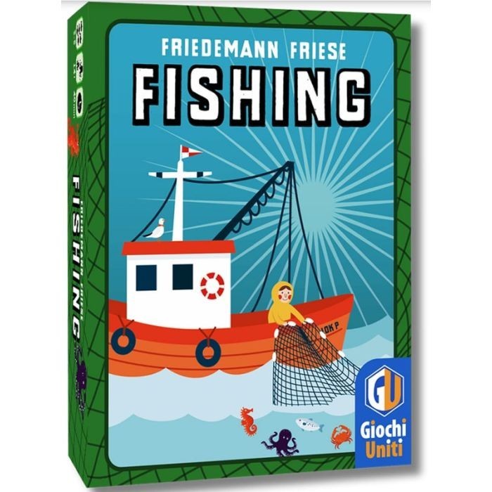 ANGELN Brettspiel MIT KARTEN Spiele vereint IN ITALIENISCH Alter 8+