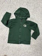 NFL Green Bay Packers Girls Full Zip Hoodie Size M 5-6 Great Cond