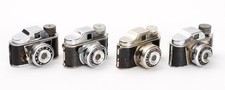 4x Subminiature Cameras Shalco Crystar Arrow Kent Not Tested Set