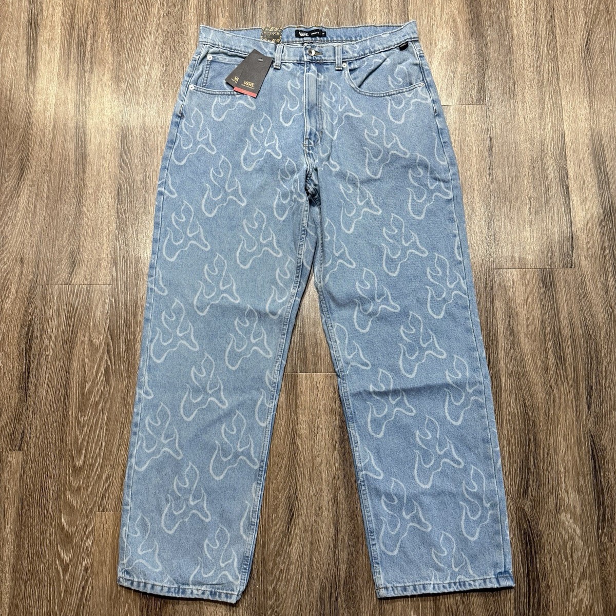 Vans Check-5 Blaze Loose Denim Jeans Size 36x32