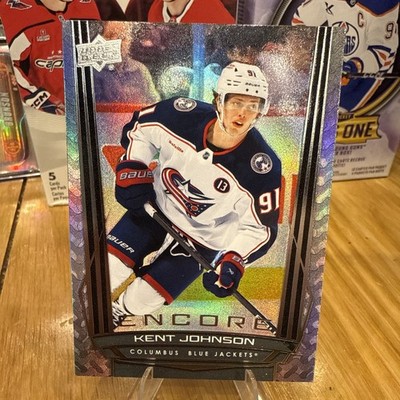 2025-26 Upper Deck Series 2 Hockey Kent Johnson Encore E-118 Columbus Blue