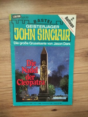JOHN SINCLAIR , Band 391 , 2. Auflage '' die Nadel der Cleopatra '' ng
