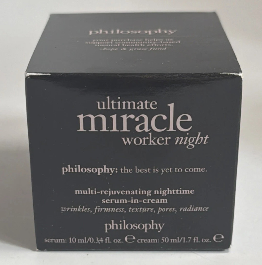 Philosophy Ultimate Miracle Worker Night Serum .34 oz & Crea