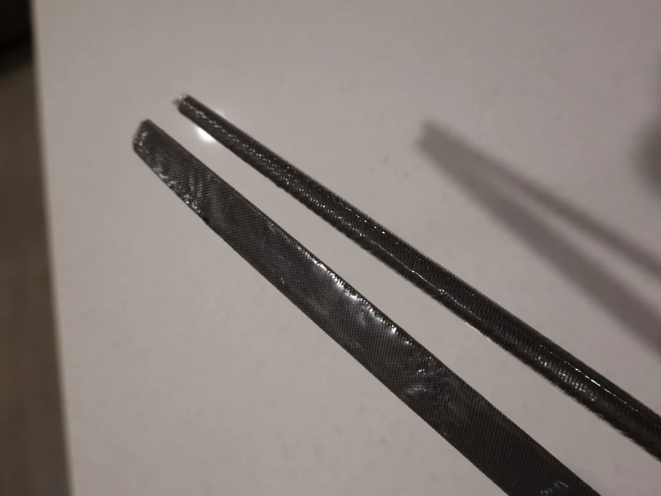 2) SATA 8" Files – 03992 Three Square & 03972 Round Second Cut – New - Image 2 of 4