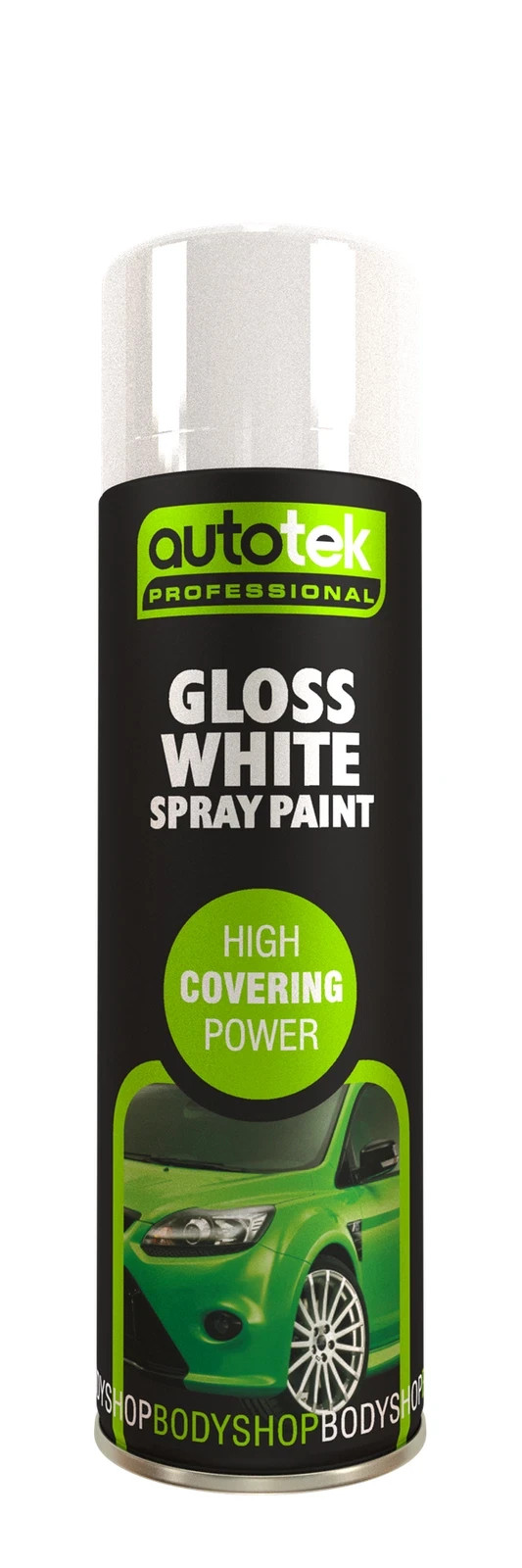 12x AutoTek Gloss White Muiti-Purpose Aerosol Spray Paint 500ml New