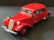 Solido SOLIDO 1/43 Citroen CITROEN 15 Six 1939 POMPIER 15 c French design