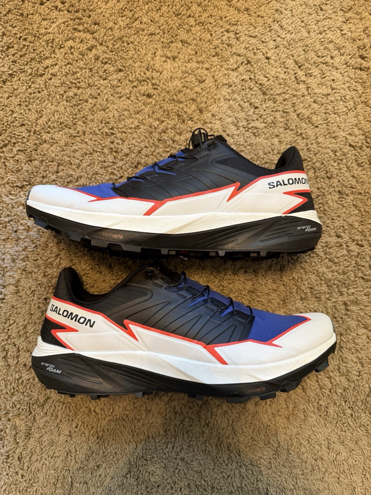 Salomon Thundercross "Blue White Black" taglia 13 nuovo L47296100