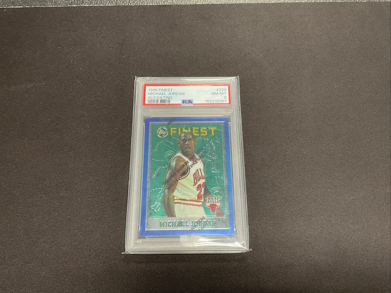 1995-96 Topps Finest - Michael Jordan #229 PSA 8 
