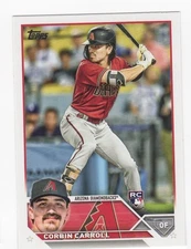 2023 Corbin Carroll Topps Baseball Rookie RC D-Backs #401