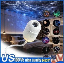 2in1 USB Mini Galaxy Star Projector Night Light Car Home Decor Kids Adults