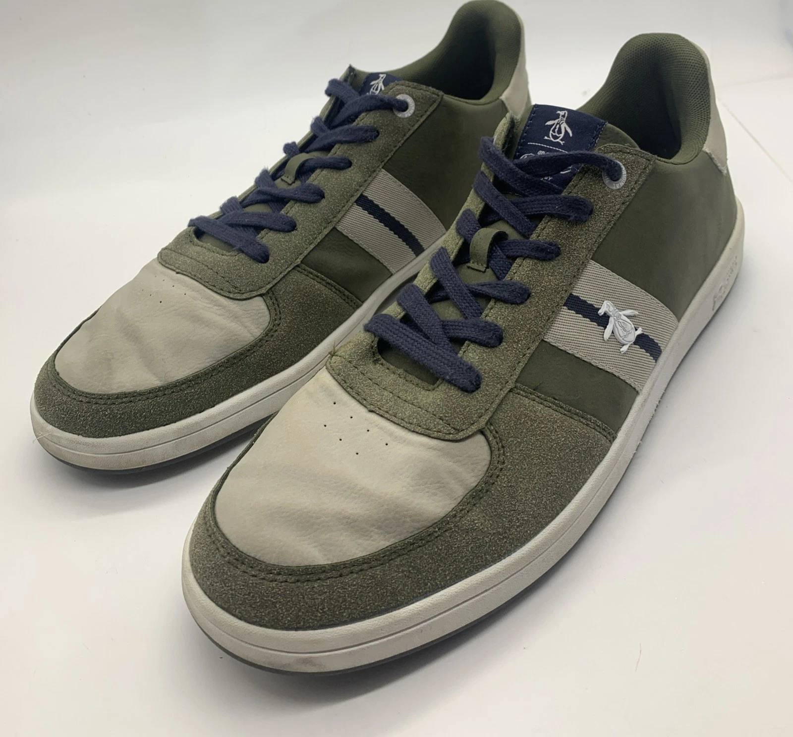 Original Penguin Men's Shoes Green Lace Up Sneakers - Size 12