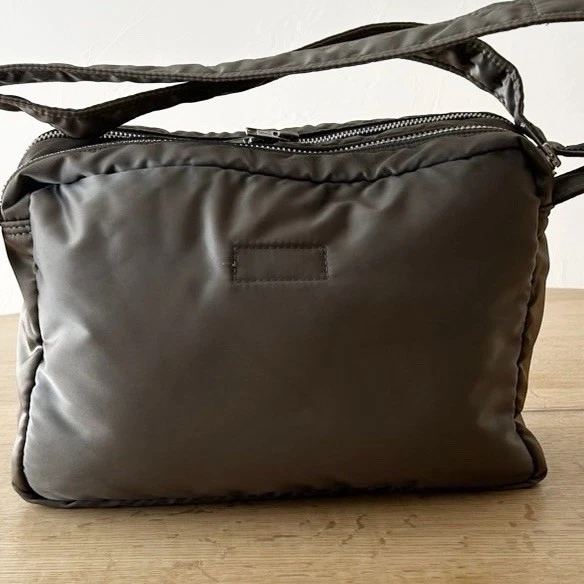 Bolso de Hombro PORTER Tanker Gris Plateado L 2 Capas Descatalogado Usado Japón Foto 4 de 4