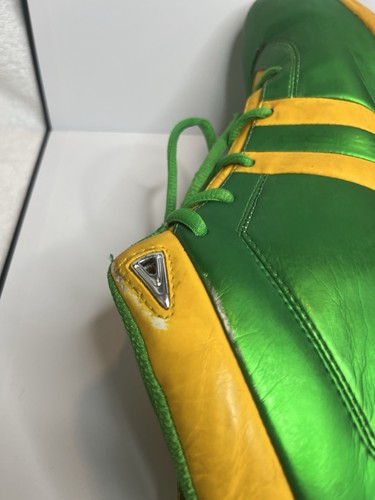 Vintage Y2K DADA Supreme Sneakers Green And Gold Size 12 Shoes - Picture 9 of 21