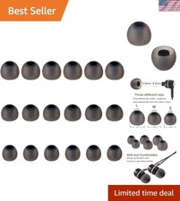 Noise Isolation Earbud Tips - 18pcs Silicone Replacement for In-Ear Headphones