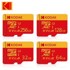 NEW KODAK Micro SD Memory Card 256GB 100MB/s Class10 U3 UHS-I 32GB 64GB 128GB TF