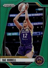 2024 Panini Prizm WNBA Green Prizms Rae Burrell Card #62