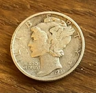 1941 Mercury Dime – Winged Liberty – WWII Era – 90% Silver U.S. Coin