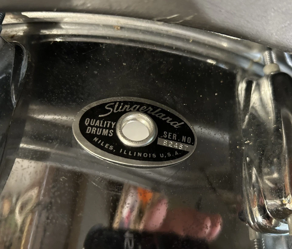 复古 Slingerland 小军鼓 15 英寸 x 6 英寸 10 LUG 带盒子和支架 — 第 4/4 张图片
