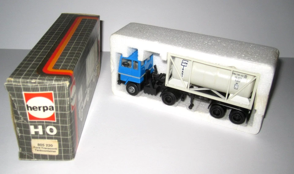 *RARO* Herpa Ford Transcontinental Contenedor Semirremolque 805220 1:87 HU248 Foto 4 de 4