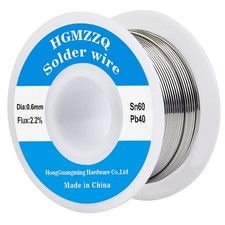 HGMZZQ 60 40 Rosin Core Solder Wire for Electrical Soldering,0.6mm 0.6mm-50g