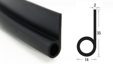 Notenprofil Dichtungsprofil Dichtprofil Keder Kotflügelkeder Gummi SMI NP4 EPDM