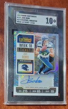 2023 Panini Contenders - Rookie Ticket Jake Bobo #193 Wk 18 /18 (AU, RC) SGC 10
