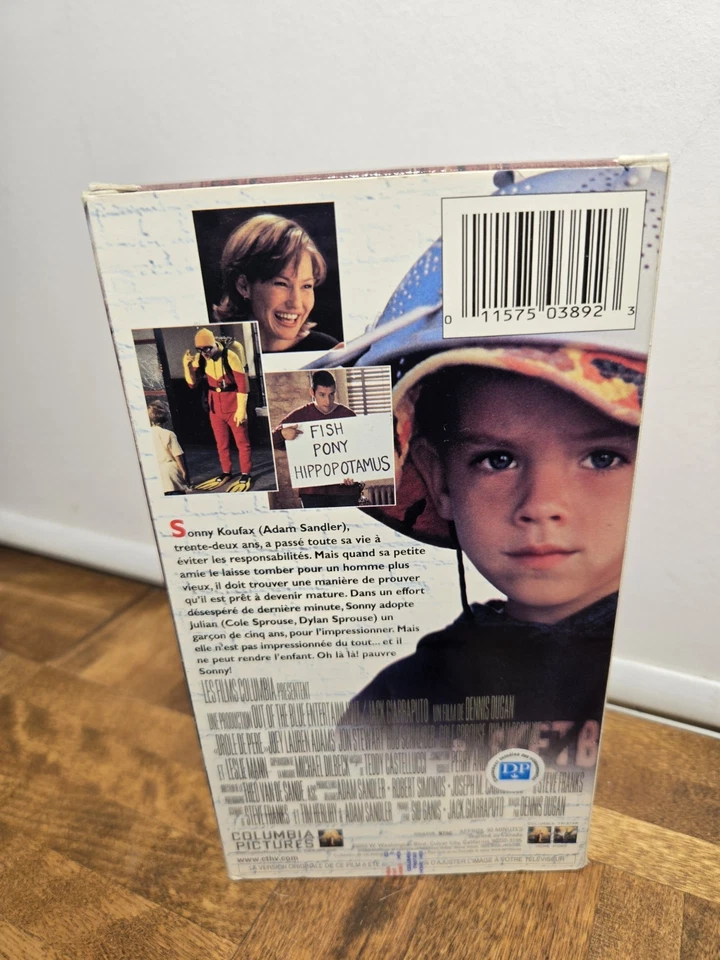 Big Daddy Vhs (VF FRANÇAIS QUEBEC) 1999 Adam Sandler Foto 2 de 3
