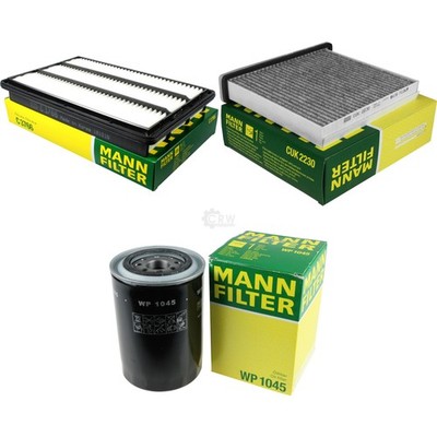 MANN-FILTER PAKET für Mitsubishi Pajero III Geländewagen Offen V6_W V7_W 3.2 D