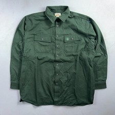 Ll Bean Vtg Mens Xl Chamois Cloth Green Shirt Soft Cozy Flannel Cotton 90s Ll Bean Vtg Mens Xl Chamois Cloth Green Shirt Soft Cozy Flannel Cotton 90s