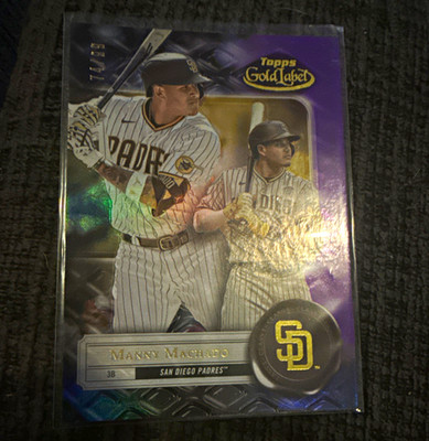 Topps 2022 Gold Label Manny Machado #63 San Diego Padres 25/50 Parallel