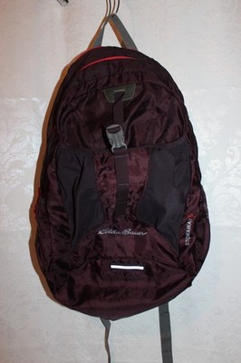 Eddie Bauer Stowaway 30L Backpack in Dark Purple EXCELLENT