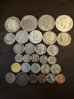 US Type Coin Collection Lot 1800s-1900s - Morgan/Peace Dollars, Silver & 2-Cent