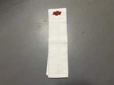 OSU Cowboys Team Issued White Player Exclusive Game Towel Football Oklahoma St