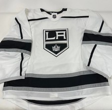 Adidas MiC Los Angeles Kings White Team Issued Primegreen Authentic Jersey Sz 58
