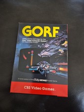 ATARI VINTAGE GORF VIDEO GAME 1982 CBS VIDEO GAMES image