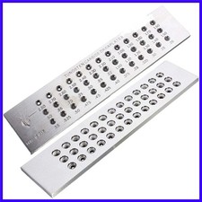 LTKJ 39 Round Holes Tungsten Carbide Wire Drawplate 0.26-2.80mm Wire Drawing ...