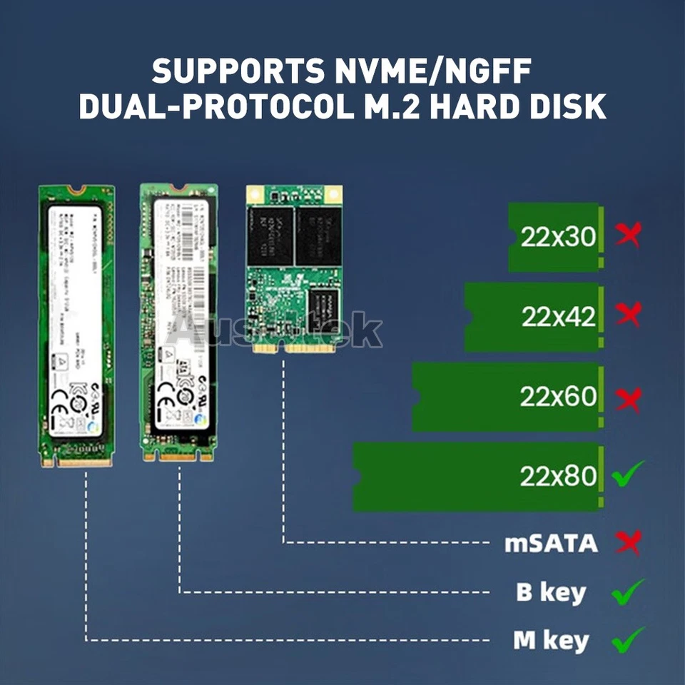 2280 M.2 SSD NVME Heat Sink Heatsink Radiator Fits ASUS Gigabyte MSI Motherboard - image 3 of 4