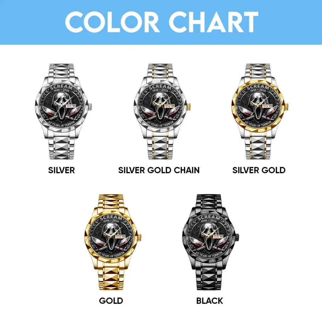 Scream Alloy Luxury Quartz Watch
