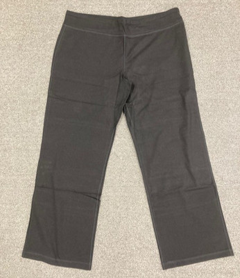 Womens Danskin Now Petite Bootcut Pant XL/XG (16-18) Black  2 Pair