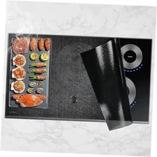  Large Induction Cooktop Protector Mat 21.2x35.4 Inch,Translucent (Magnetic) 