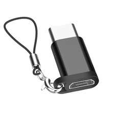 Micro USB Female to USB C Male OTG Adapter Aluminium Converter for Android
