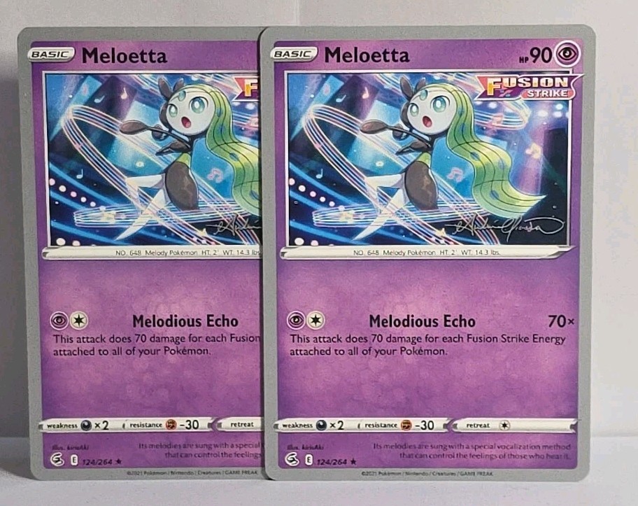 X2 Meloetta 124/264 2022 Pokemon World Championships Fusion Strike