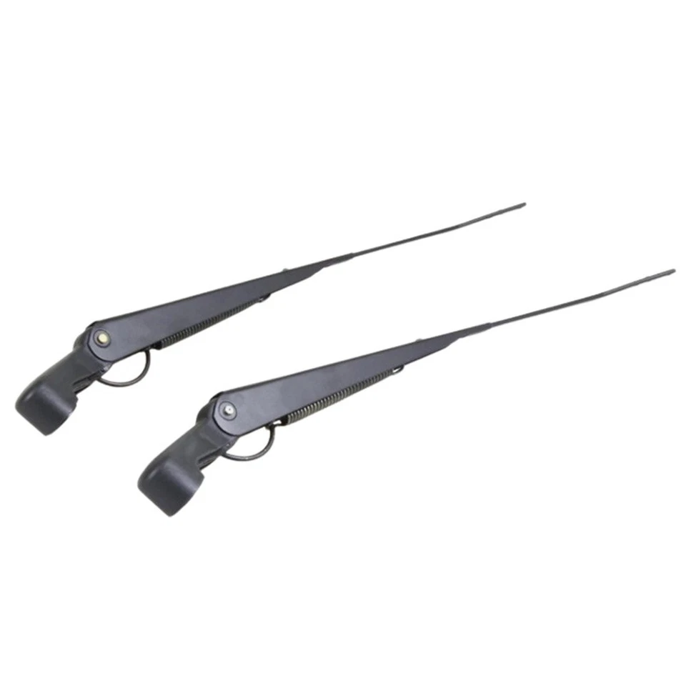 Par de brazos limpiaparabrisas negro para Toyota Corolla KE70 TE71 TE72 LH+R 1979-1983 Foto 4 de 4