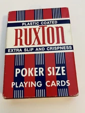Vintage Ruxton Poker Size Playing Cards/ Brand New /Unopened