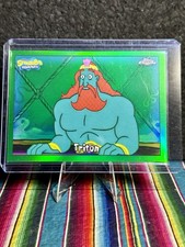 2025 Topps Chrome SpongeBob 25th Anniversary Triton GREEN KELP REFRACTOR #196