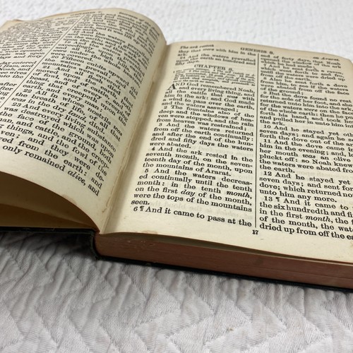 Vintage Holy Bible Vol 1 Genesis to Ruth Oxford Press Hardcover Antique Religiou - Picture 7 of 14