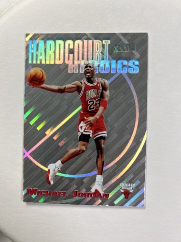 michael jordan topps stadium club Hardcourt Heroics 1997-98 - Picture 9 of 11