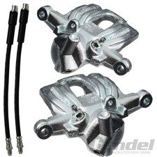 2x BREMSSATTEL+BREMSCHLÄUCHE HINTEN LI/RE für MERCEDES-BENZ VIANO VITO BUS W639